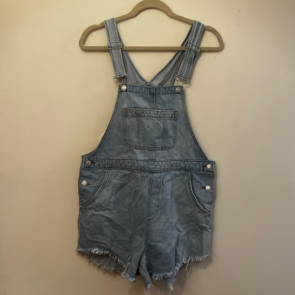 wild fable Pants - Wild Fable Light Wash Denim Overalls